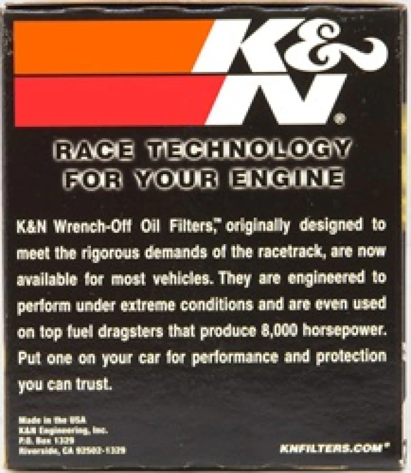 K&N Oil Filter OIL FILTER; AUTOMOTIVE - Image 15
