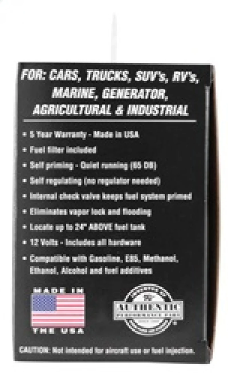 K&N Performance Electric Fuel Pump 1-2 PSI - Image 14