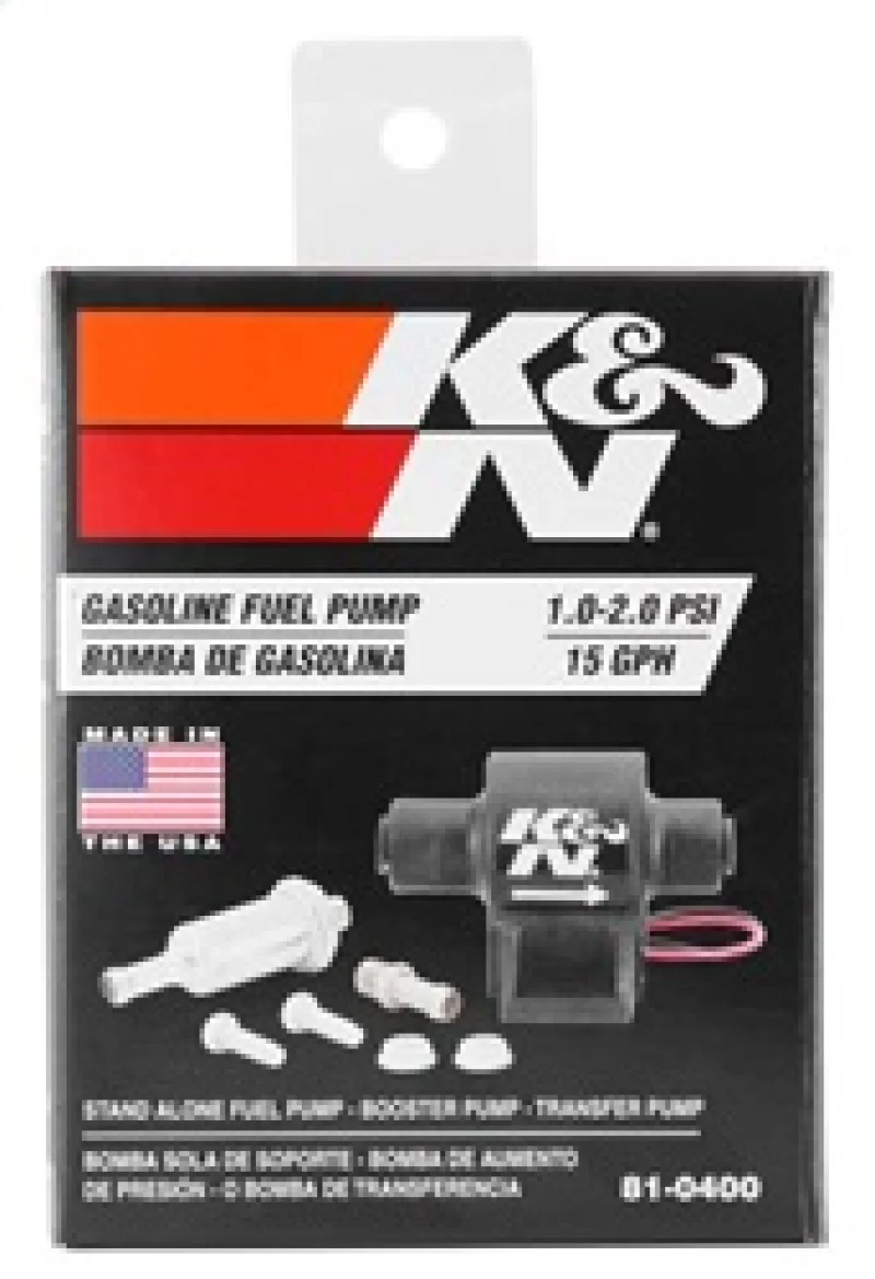 K&N Performance Electric Fuel Pump 1-2 PSI - Image 16