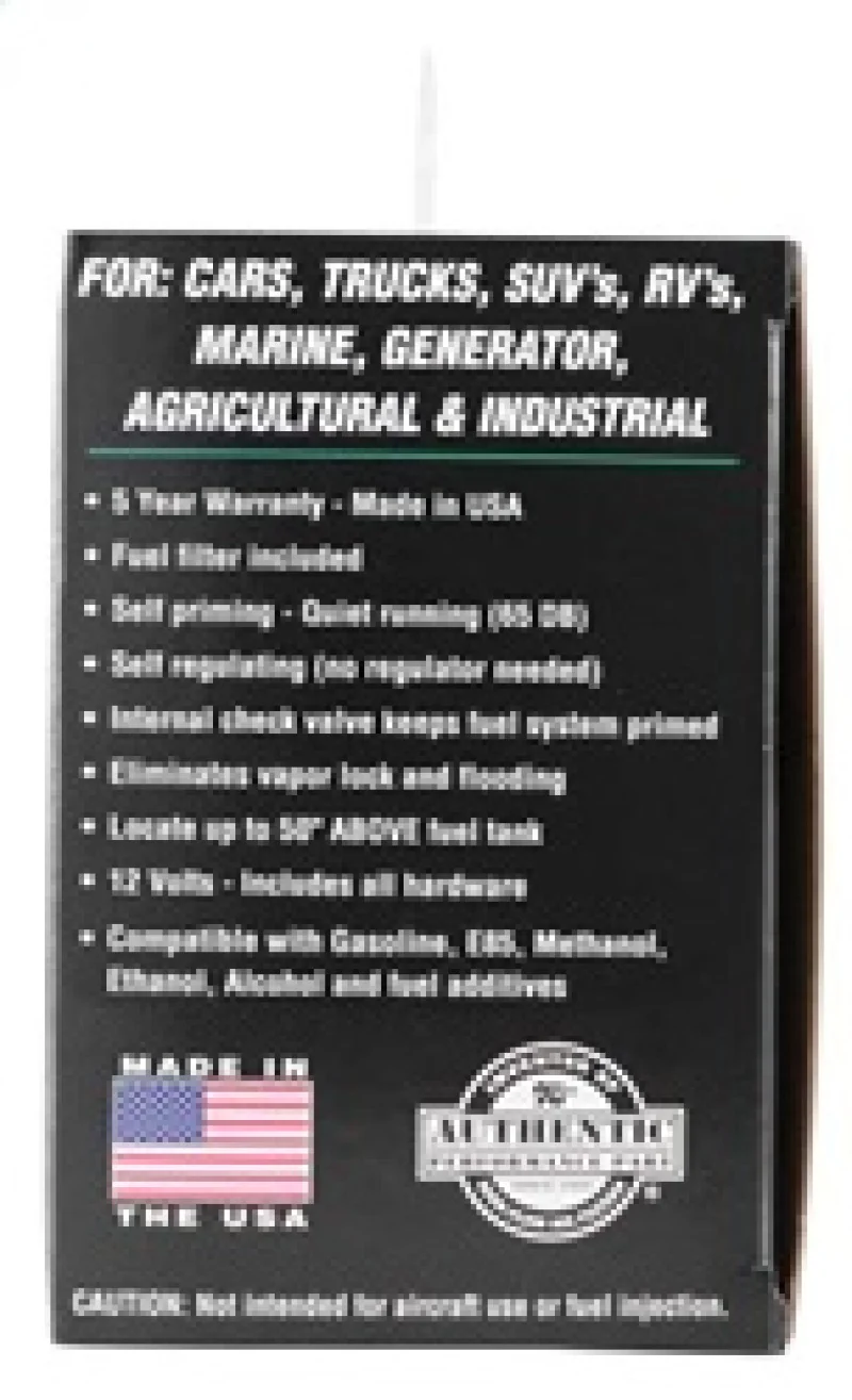 K&N Performance Electric Fuel Pump 9-11.5 PSI Diesel - Image 11