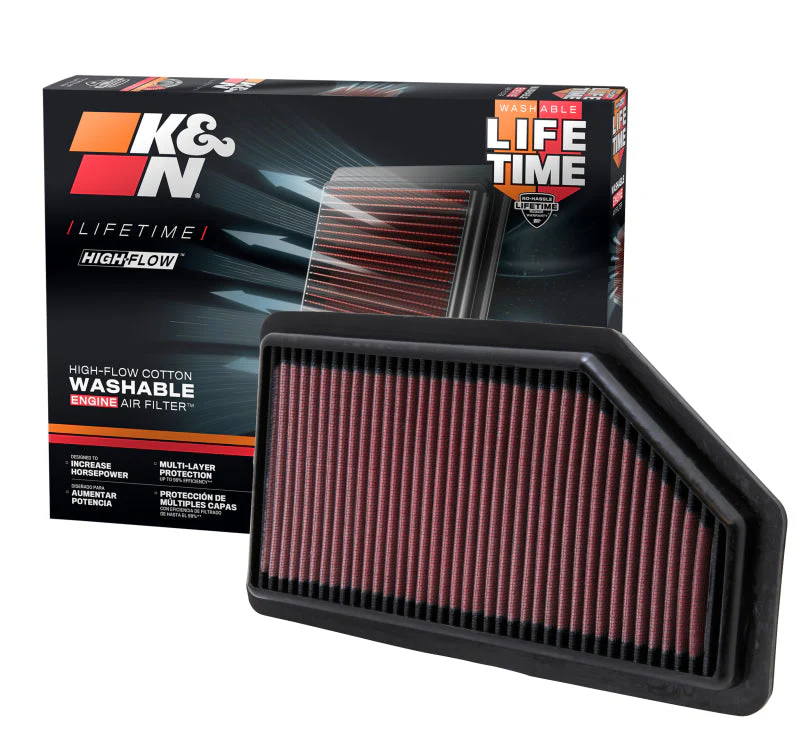 K&N Replacement Air Filter for 11 -12 Honda Odyssey 3.5L V6 - Image 14