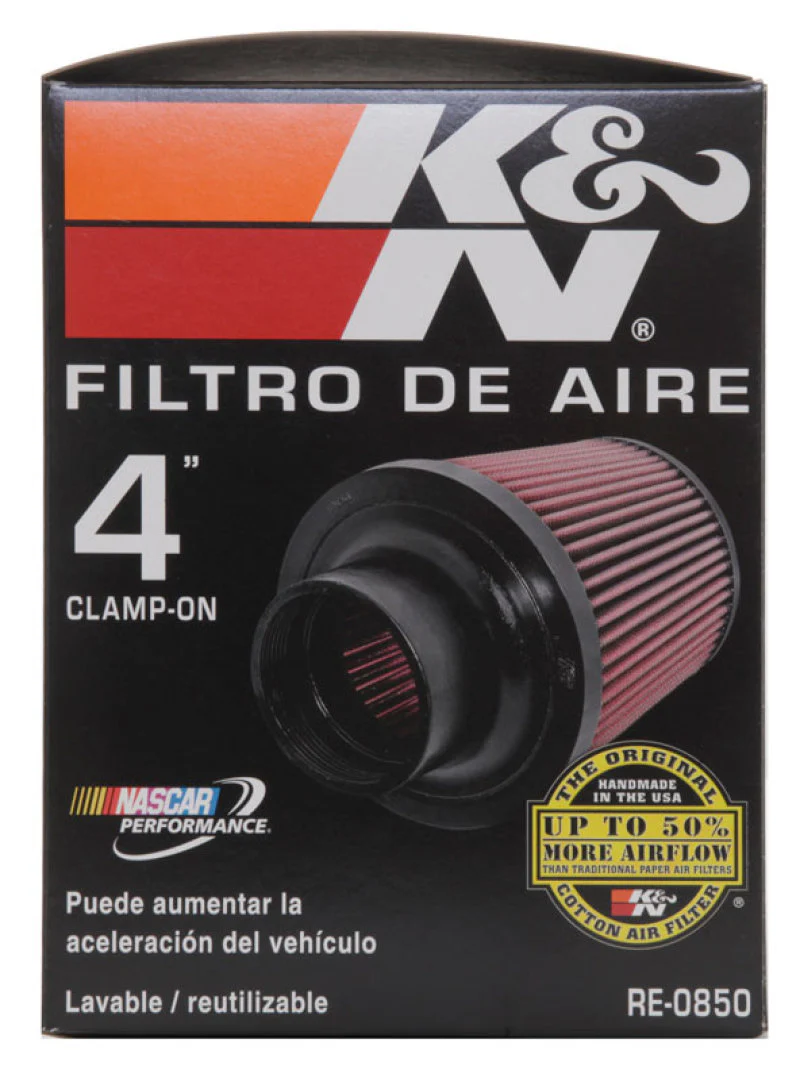 K&N Universal Air Filter (4in. Flange / 6in. Base OD / 4-5/8in. Top OD / 6in. Height) - Image 12