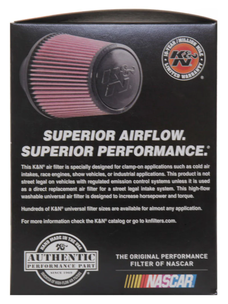 K&N Universal Air Filter (4in. Flange / 6in. Base OD / 4-5/8in. Top OD / 6in. Height) - Image 14