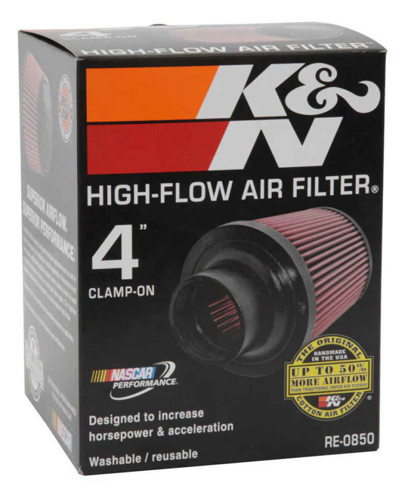 K&N Universal Air Filter (4in. Flange / 6in. Base OD / 4-5/8in. Top OD / 6in. Height) - Image 15