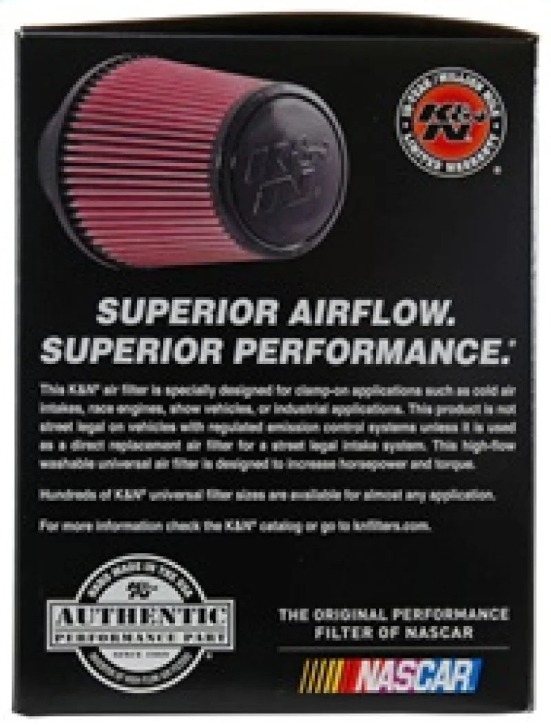K&N Universal Air Filter (4in. Flange / 6in. Base OD / 4-5/8in. Top OD / 6in. Height) - Image 18