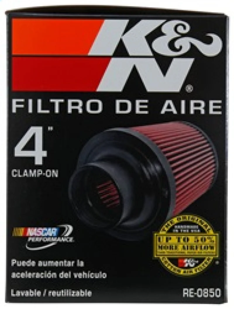 K&N Universal Air Filter (4in. Flange / 6in. Base OD / 4-5/8in. Top OD / 6in. Height) - Image 6