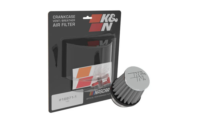 K&N Universal Chrome Filter 1 3/8 inch FLG / 2 1/2 inch Base / 2 inch Top / 2 1/4 inch Height - Image 15