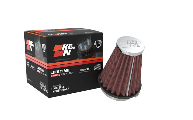 K&N Universal Chrome Filter 2.25 Inch Flange / 3.5 Inch Base / 2 Inch Top / 4 Inch Height - Image 19