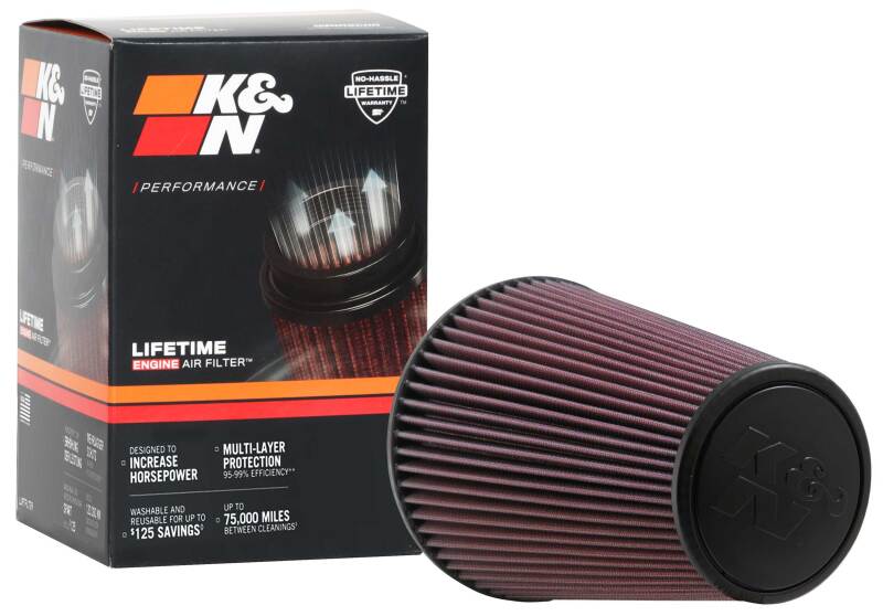 K&N Universal Chrome Filter 6 inch FLG / 7.5 inch Base / 4.5 inch Top / 9 inch Height - Image 10