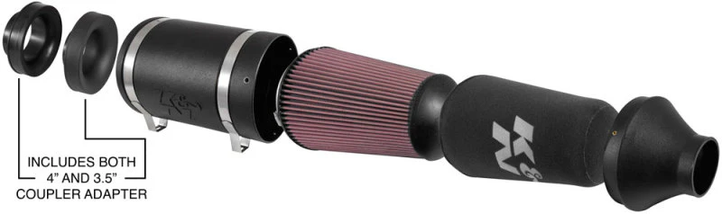 K&N Universal Off-Road Air Intake (Replaces 85-6853) - Image 11