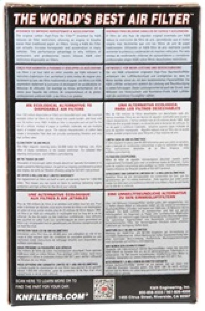 K&N Universal Rubber Filter 2.5 inch 5 Degree FLG 3.5 inch OD 4 inch Height - Image 17