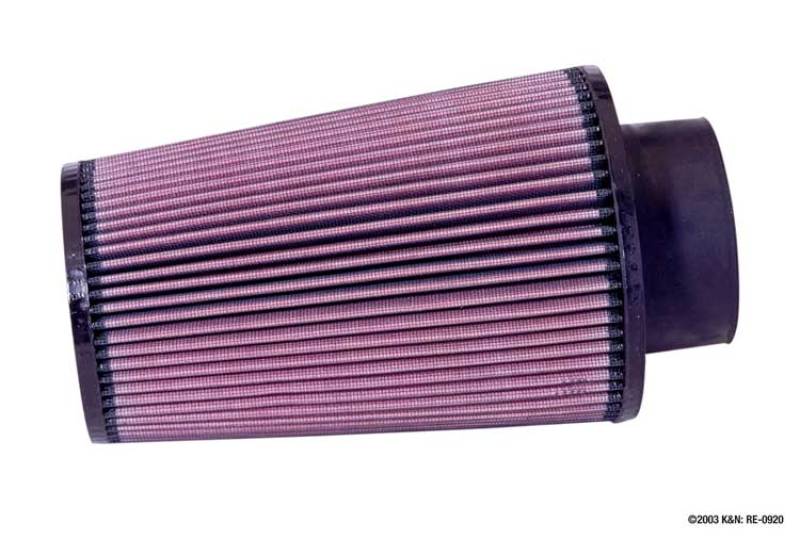 K&N Universal Rubber Filter 3 1/2inch ID FLG / 6inch Base / 4-5/8inch Top / 9inch Height - Image 2