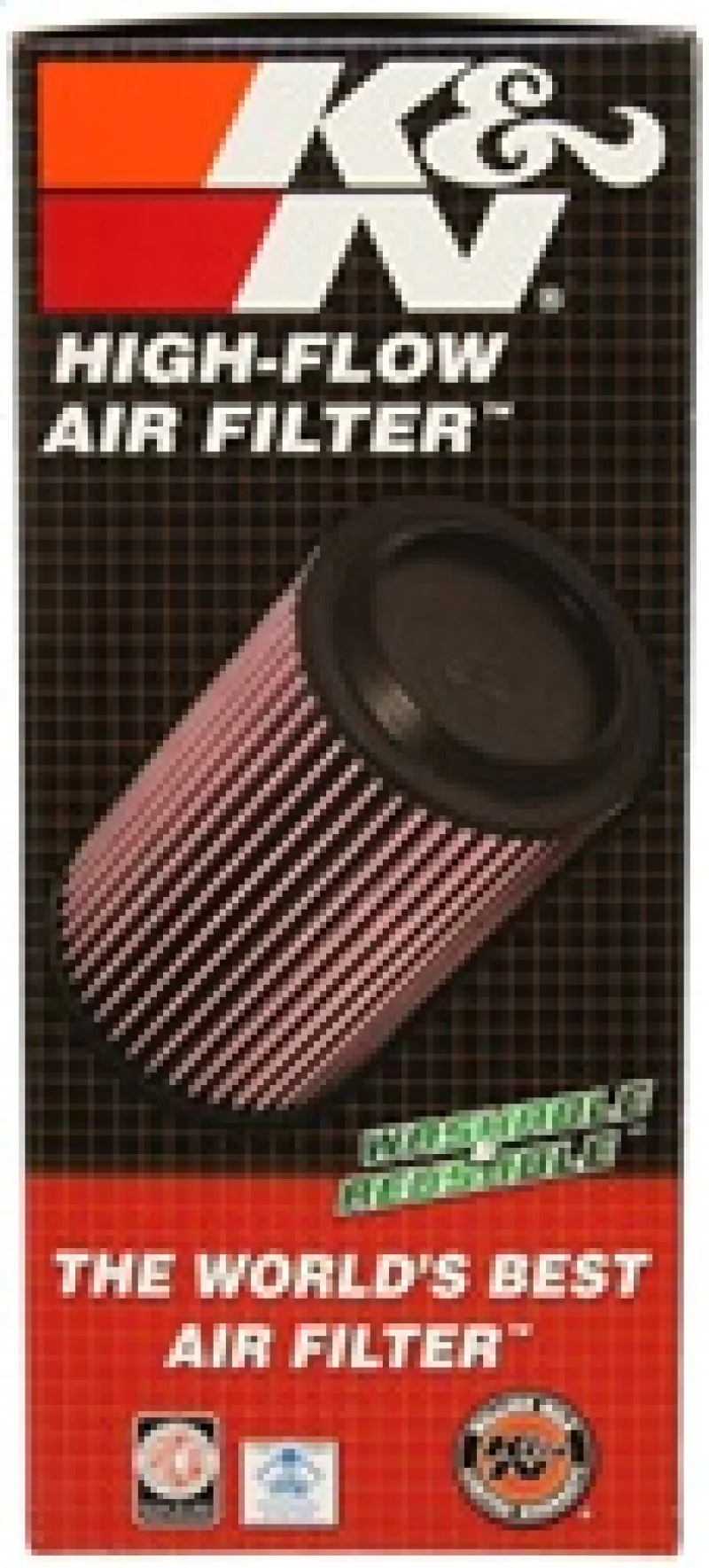 K&N Universal Rubber Filter 4inch FLG / 6inch OD-B / 4-5/8inch OD-T / 12inch H - Image 4