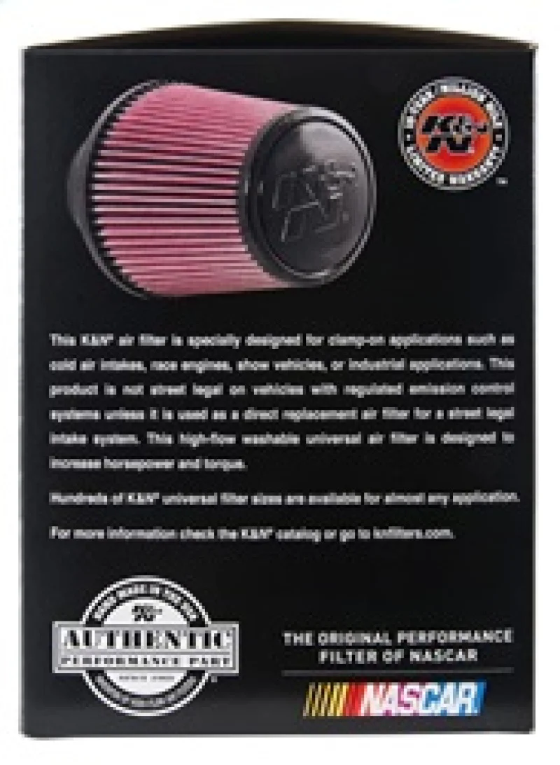 K&N Universal Rubber Filter - Round Tapered 6in Base OD x 3in Flange ID x 6in H - Image 15