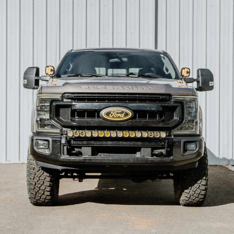 KC HiLiTES 2017+ Ford Super Duty Front Bumper Light Bar Mount For 40in Flex Era LED Light Bar - Image 6