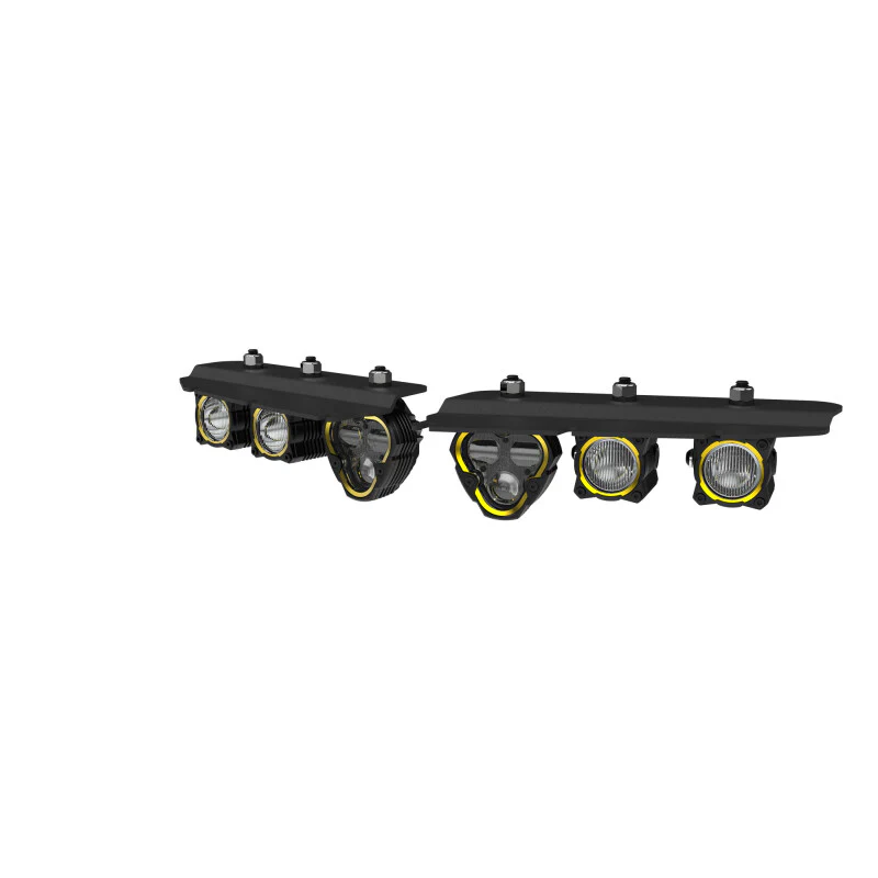 KC HiLiTES 2021+ Ford Bronco FLEX ERA 3 Dual Mode SAE Fog Light Pocket Kit - Image 19