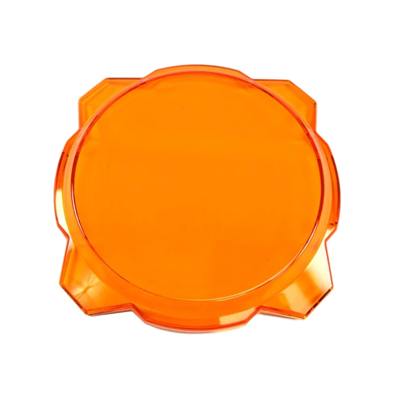 KC HiLiTES 6in. Hard Shield/Cover for Gravity Pro6 LED Lights (Single) - Amber - Image 2