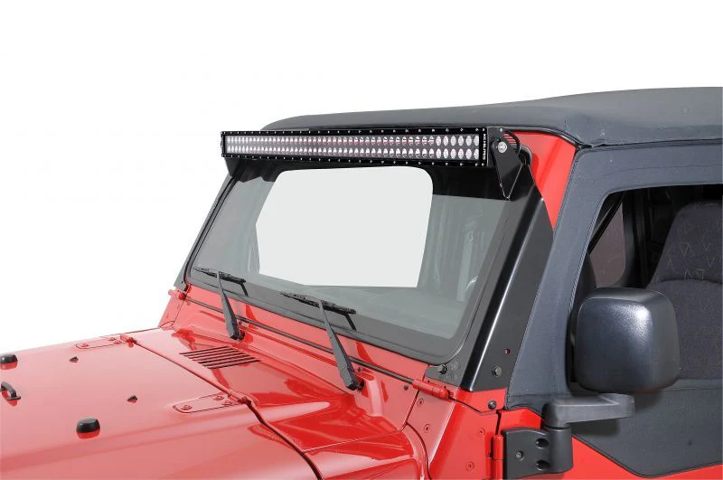 KC HiLiTES 97-06 Jeep TJ Overhead Mount Bracket Set for 50in. C-Series/Gravity Pro6 LED Light Bars - Image 4