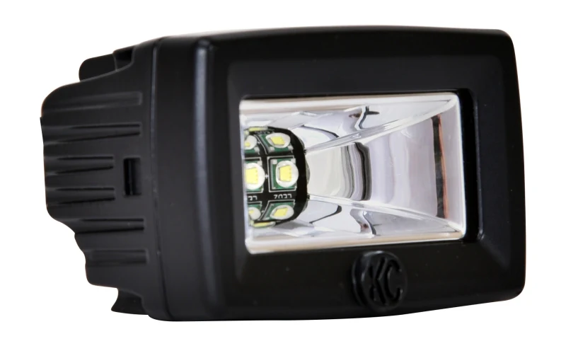 KC HiLiTES C-Series 2in. C2 LED Light 20w Area Flood Beam (Pair Pack System) - Black - Image 11