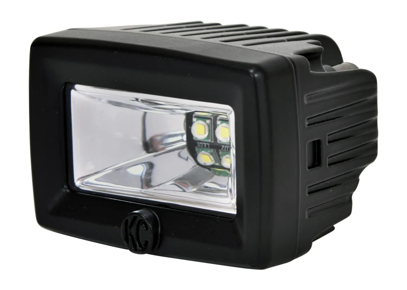 KC HiLiTES C-Series 2in. C2 LED Light 20w Area Flood Beam (Pair Pack System) - Black - Image 14