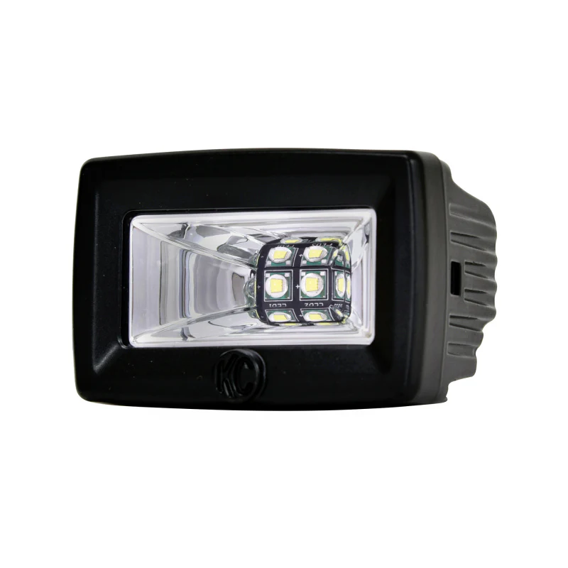 KC HiLiTES C-Series C2 LED 2in. Backup Area Flood Light 20w (Pair Pack System) - Black - Image 40