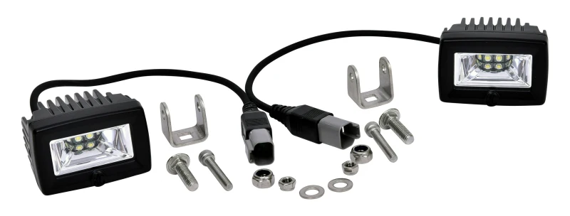 KC HiLiTES C-Series C2 LED 2in. Backup Area Flood Light 20w (Pair Pack System) - Black - Image 41