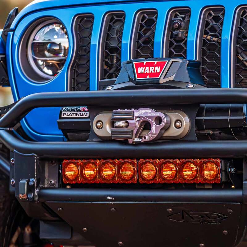 KC HiLiTES FLEX ERA LED Light Bar 10in. Light Shield - Amber (SHIELD ONLY) - Image 6