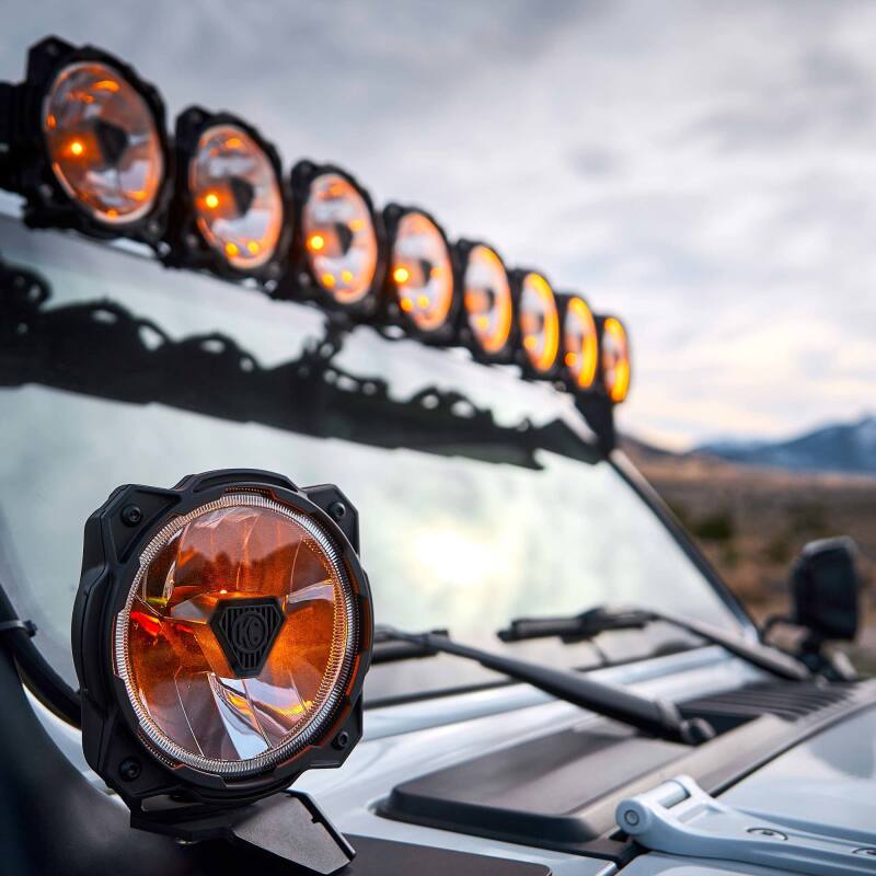 KC HiLiTES Gravity Titan LED 6in. - Pair Pack (Spot Beam) - Image 10