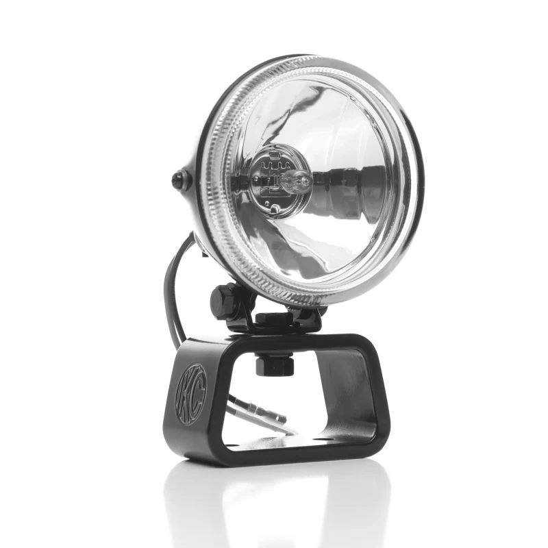 KC HiLiTES Rally 400 4in. Round Halogen Light 55w Spread Beam (Pair Pack System) - Black - Image 7