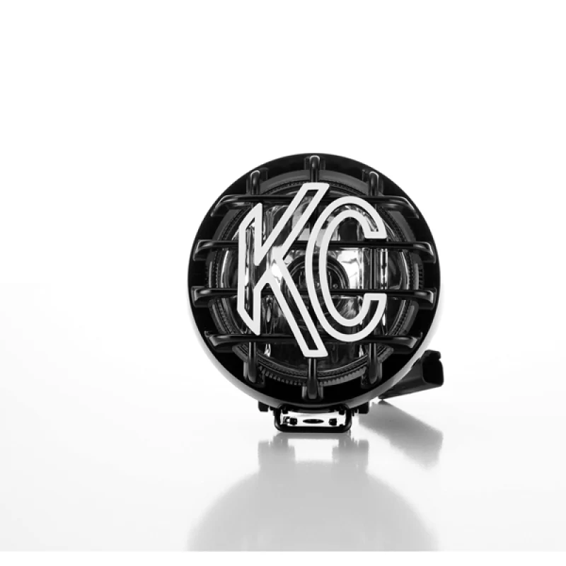 KC HiLiTES Rally 400 4in. Round Halogen Light 55w Spread Beam (Single) - Black - Image 5