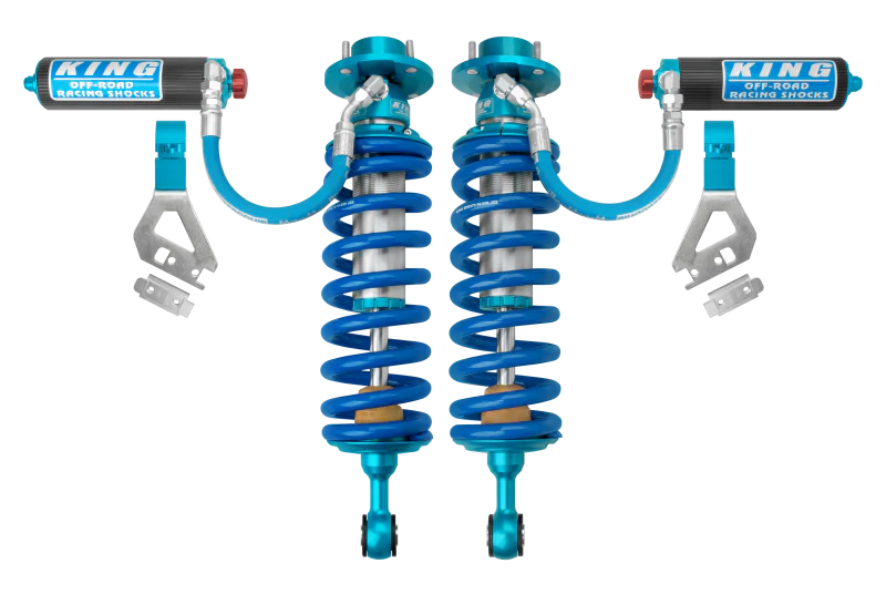 King Shocks 2022+ Toyota Tundra  Front 2.5 Dia w/ Remote Reservoir Coilover & Adjuster (Pair)