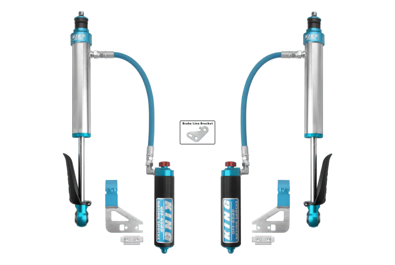 King Shocks 2022+ Toyota Tundra Rear 2.5 Dia Remote Reservoir Coilover & Adjuster (Pair)