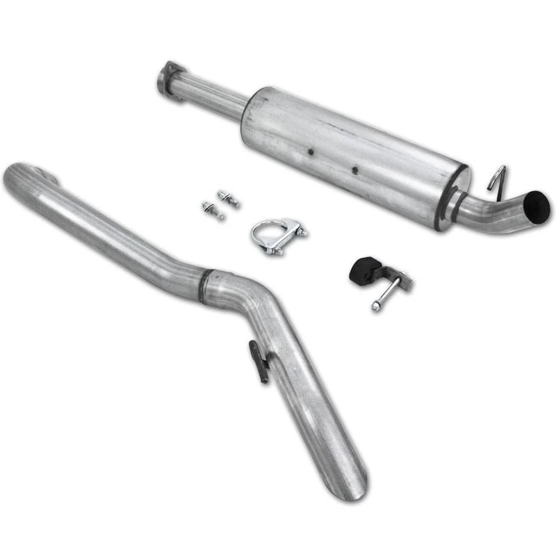 MBRP 04-06 Jeep Wrangler (TJ) Unlimited 4 0L I-6 Cat Back Single Aluminized Exhaust - Image 4