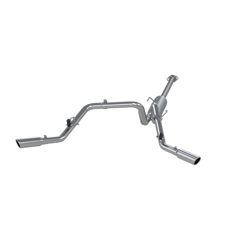 MBRP 05-13 Toyota Tacoma 4.0L EC/CC AL Dual Split Side Cat Back Exhaust - Image 2