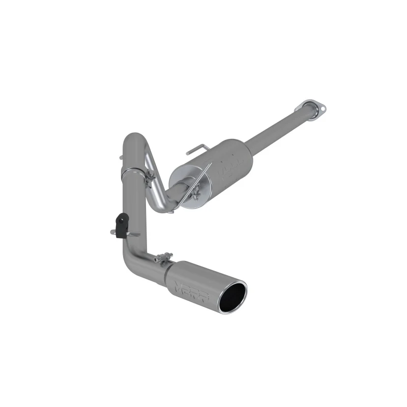 MBRP 05-13 Toyota Tacoma 4.0L EC/CC Cat Back Single Exit Aluminized Exhaust - Image 3