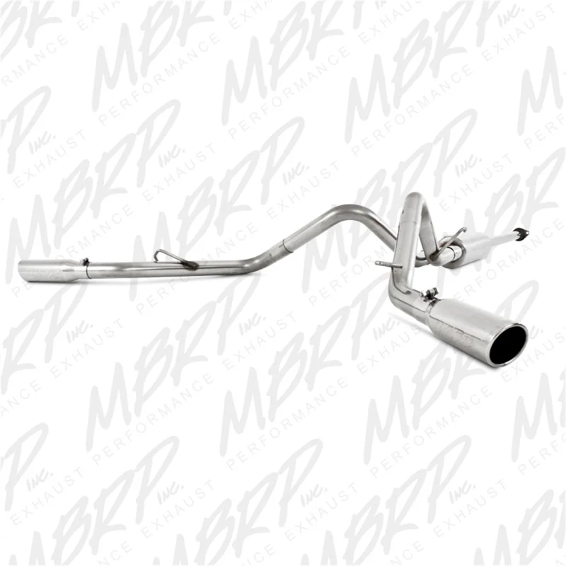 MBRP 05-13 Toyota Tacoma 4.0L EC/CC Dual Split Side T409 Cat Back Exhaust - Image 3