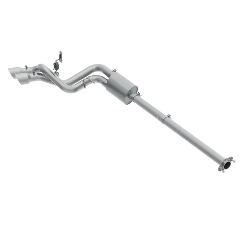 MBRP 09-14 Ford F150 Pre-Axle 4.5in OD Tips Dual Outlet 3in AL Cat Back - Image 2