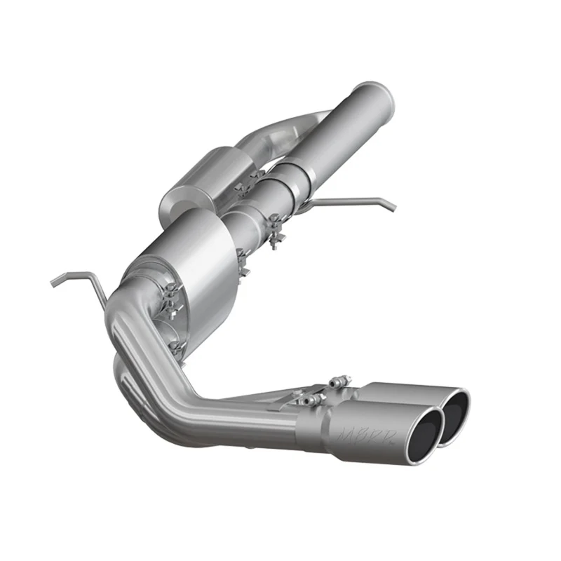 MBRP 09+ Chevrolet Silverado 1500 4.3L 3in Pre-Axle Dual Outlet Cat Back - T409 - Image 3