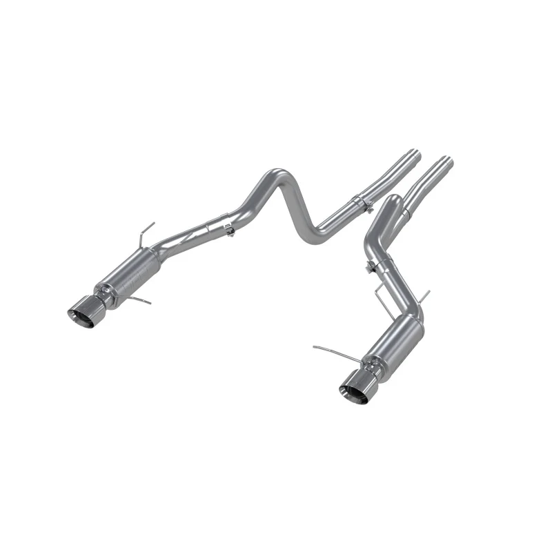 MBRP 11-12 Ford Shelby GT 500 T304 3in Cat Back Dual Split Rear Race Version 4.5in Tips - Image 3