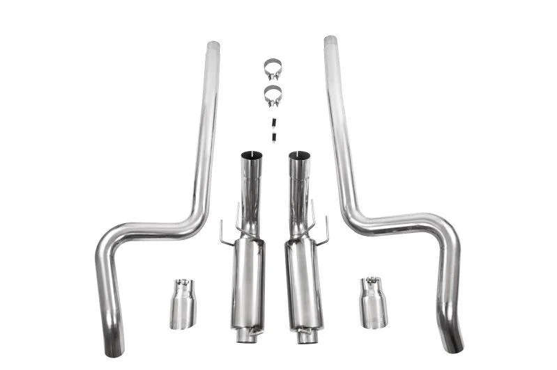 MBRP 11-14 Ford Mustang GT 5.0L Dual Split Rear Race Version AL 3in Cat Back Exhaust System - Image 3