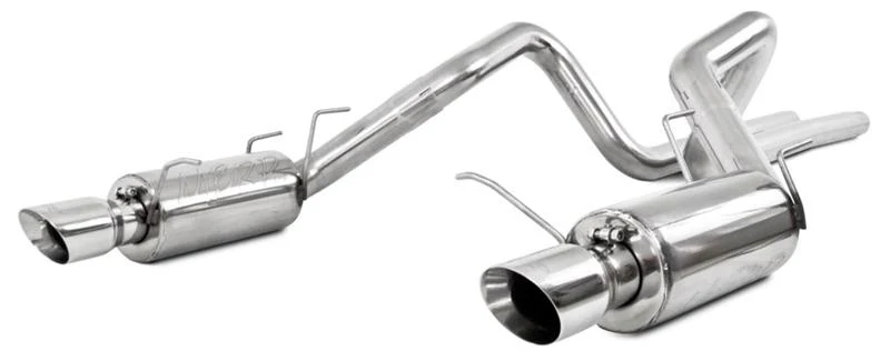 MBRP 11-14 Ford Mustang GT 5.0L Dual Split Rear Race Version AL 3in Cat Back Exhaust System - Image 5