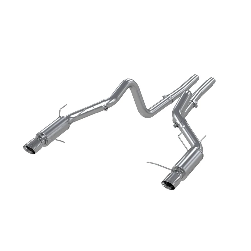 MBRP 11-14 Ford Mustang GT 5.0L Dual Split Rear Race Version T409 3in Cat Back Exhaust System - Image 5