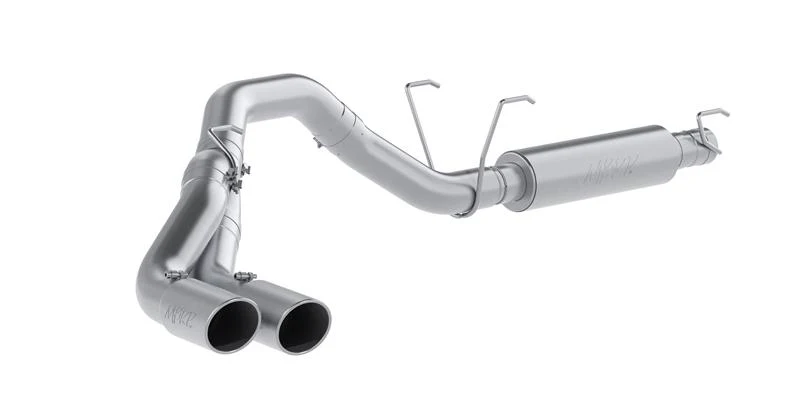 MBRP 14-16 Ram 2500/3500 6.4L 4in AL Single Side Dual Outlet Cat Back Exhaust - Image 4