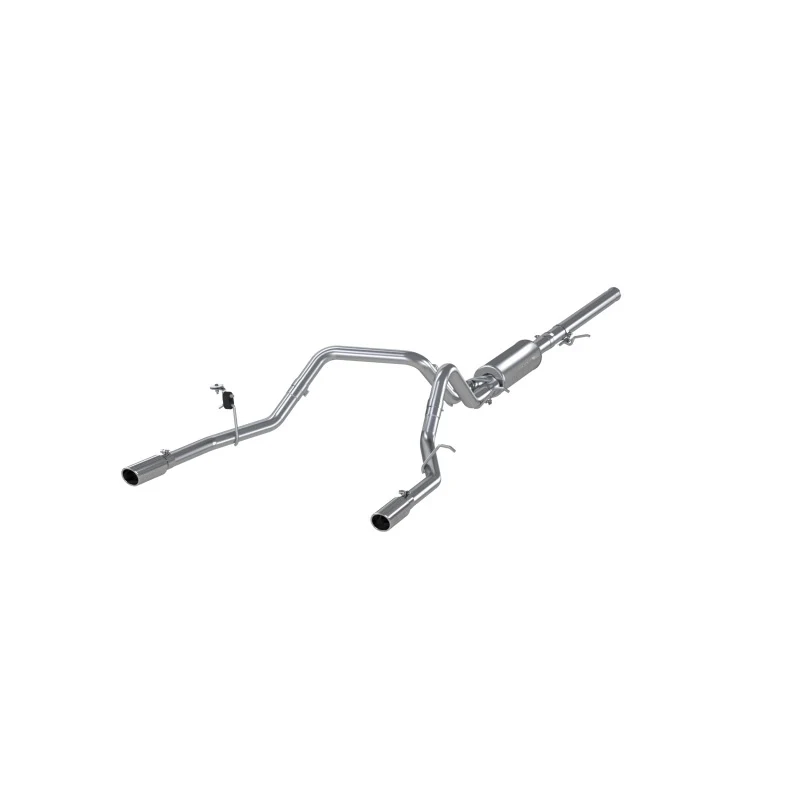 MBRP 14 Chevy/GMC 1500 Silverado/Sierra 4.3L V6/5.3L V8 Dual Split Rear T409 3in Cat Back Exhaust - Image 3