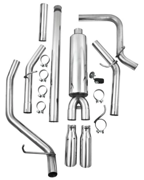 MBRP 14 Chevy/GMC 1500 Silverado/Sierra 4.3L V6/5.3L V8 Dual Split Side T409 3in Cat Back Exhaust