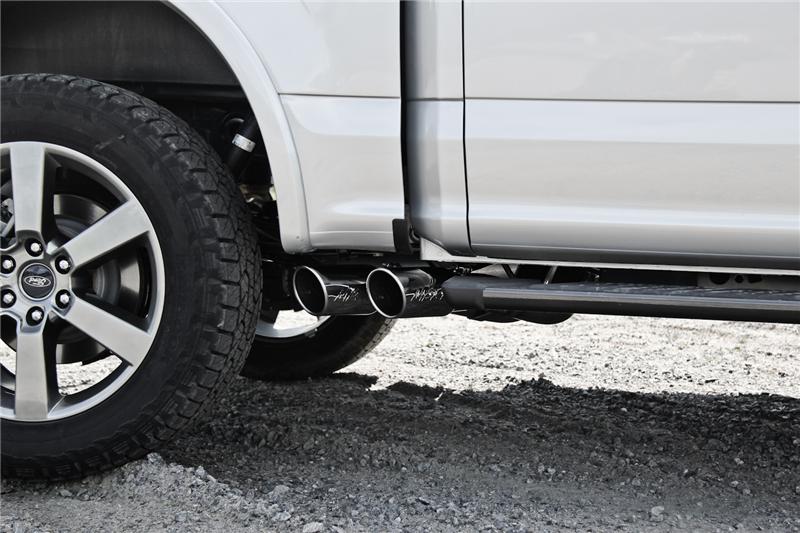 MBRP 15-16 Ford F-150 2.7L/3.5L/5.0L 3in Cat Back Single Side Pre-Axle Dual Exit T304 - Image 6