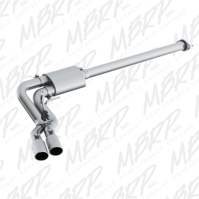 MBRP 15-16 Ford F-150 2.7L/3.5L/5.0L 3in Cat Back Single Side Pre-Axle Dual Exit T409 - Image 4