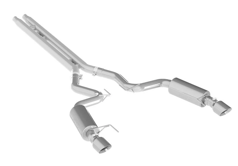 MBRP 15 Ford Mustang GT 5.0 Convertible T409 3in Cat Back Dual Split Rear Exit (Street Version) - Image 4