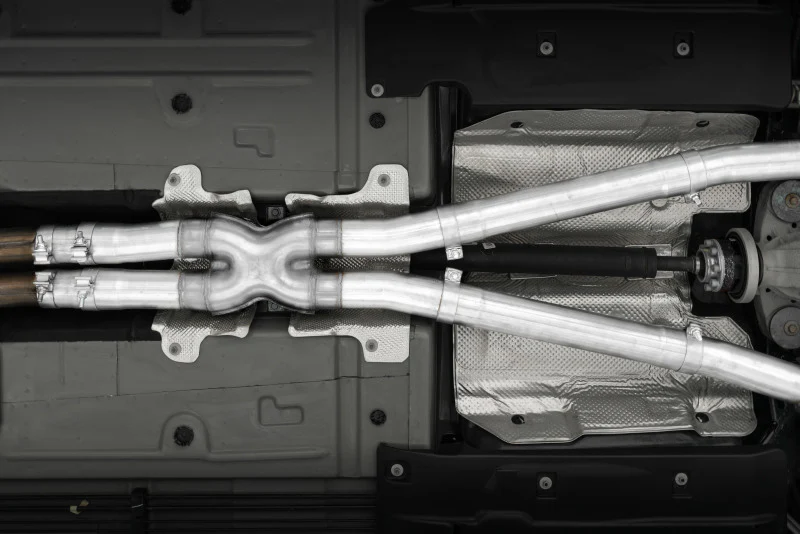 MBRP 15-Up Challenger 5.7 / 17-Up 6.2L/6.4L 3in Race Series Cat-Back w/ Quad Tips T304 Exhaust - Image 3