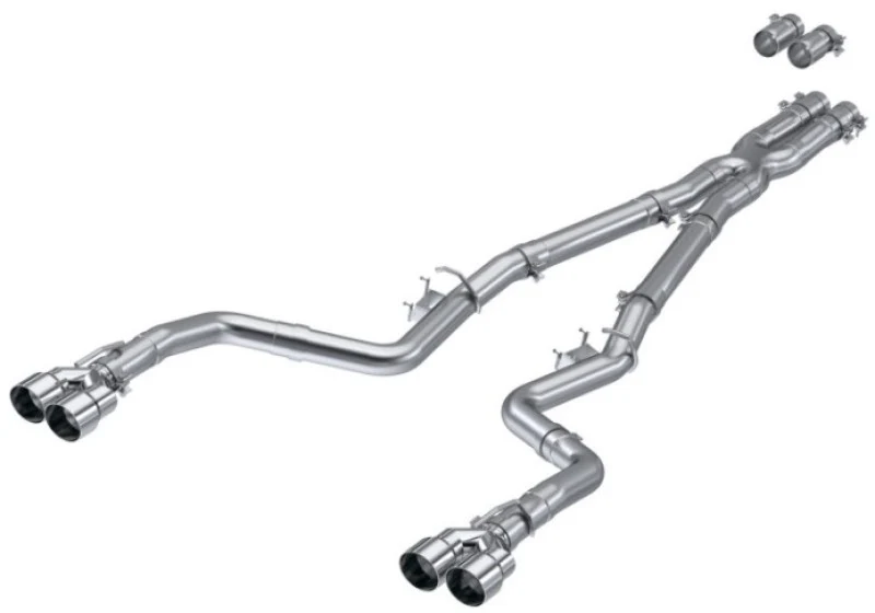 MBRP 15-Up Challenger 5.7L / 17-Up 6.2L/6.4L 3in Race Series Cat-Back w/ Quad Tips AS Exhaust - Image 6